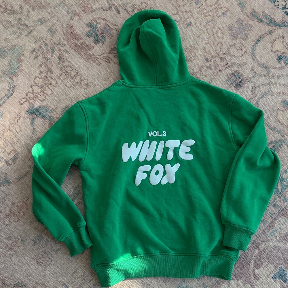 White Fox Boutique Vibrant Green Hoodie - Picture 2 of 2